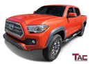 TAC 3" Stainless Steel Side Steps Compatible with 2005-2023 Toyota Tacoma Double Cab| Running Boards| Side Bars| Step Rails| Nerf Bars| Rocker Slider| Pickup Truck Accessories (2 PCS)-3
