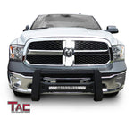 TAC Predator Modular Bull Bar with LED Light For 2009-2018 Dodge Ram 1500 (Excl. Rebel & Warlock Trims / Incl. 2019-2021 RAM 1500 Classic) Truck Front Bumper Brush Grille Guard Nudge Bar