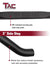 TAC Fine Texture Black 3" Side Steps For 2018-2023 Jeep Wrangler JL 4 Door SUV | Running Boards | Nerf Bars | Side Bars