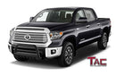 TAC Gloss Black 3" Bull Bar For 2007-2021 Toyota Tundra Truck / 2008-2022 Toyota Sequoia SUV Front Bumper Brush Grille Guard Nudge Bar-3