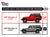 TAC Gloss Black 3" Side Steps For 2007-2018 Jeep Wrangler JK 2 Door (Exclude 2018 Wrangler JL Models) SUV | Running Boards | Nerf Bars | Side Bars
