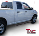 TAC Fine Texture Black 4" Side Steps for 2009-2018 Dodge Ram 1500 Quad Cab (Incl. 2019-2024 Ram 1500 Classic) Truck | Running Boards | Nerf Bar | Side Bar-3