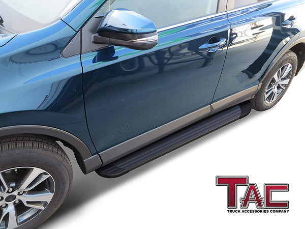 TAC Value Aluminum Running Boards For 2006-2018 Toyota RAV4 SUV | Side Steps | Nerf Bars | Side Bars