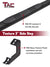 TAC Heavy Texture Black 3" Side Steps for 2020-2024 Toyota Highlander (Exclude Hybrid) SUV | Running Boards | Nerf Bars | Side Bars