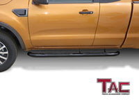 TAC Gloss Black 3" Side Steps For 2019-2023 Ford Ranger Super Cab Truck | Running Boards | Nerf Bar | Side Bar