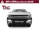 TAC Predator Modular Bull Bar Mesh Version For 2019-2021 Chevy Silverado 1500 (Exclude 2019 Silverado 1500 LD/2022-2024 models with super cruise system) Truck Front Bumper Brush Grille Guard-2