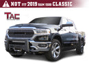 TAC Predator Modular Bull Bar Mesh Version For 2019-2024 Dodge RAM 1500 (Excl. Rebel Trim, 2019-2024 RAM 1500 Classic and 2020-2022 Ram 1500 Diesel Models) Truck Front Bumper Brush Grille Guard Nudge Bar-3