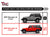 TAC Gloss Black 4" Side Steps for 2007-2018 Jeep Wrangler JK 4 Door SUV | Running Boards | Nerf Bar | Side Bar