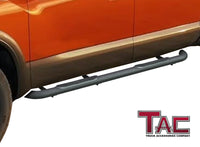 TAC Heavy Texture Black 3" Side Steps for 2004-2024 Nissan Titan Crew Cab | 2016-2024 Nissan Titan XD Crew Cab Truck | Side Steps | Nerf Bars | Side Bars