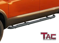 TAC Heavy Texture Black 3" Side Steps for 2004-2023 Nissan Titan Crew Cab | 2016-2023 Nissan Titan XD Crew Cab Truck | Side Steps | Nerf Bars | Side Bars