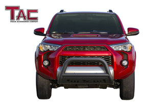 TAC Heavy Texture Black 3" Bull Bar for 2010-2024 Toyota 4Runner (Excl. 2014-2024 Limited / 2019-2021 Nightshade Edition/2022-2024 TRD Sport) SUV Front Bumper Grille Guard Brush Guard Off Road Accessories - 0
