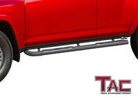 TAC Heavy Texture Black 3" Side Steps for 2010-2024 Toyota 4Runner (Exclude 2010-2013 SR5, 2010-2024 Limited & 2020-2021 Nightshade Edition & 2022-2024 TRD Sport Models) Truck | Side Steps | Nerf Bars | Side Bars