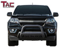 TAC Heavy Texture Black 3" Bull Bar for 2015-2022 Chevy Colorado (Exclude ZR2) / GMC Canyon Pickup Truck Front Bumper Brush Grille Guard Nudge Bar-2