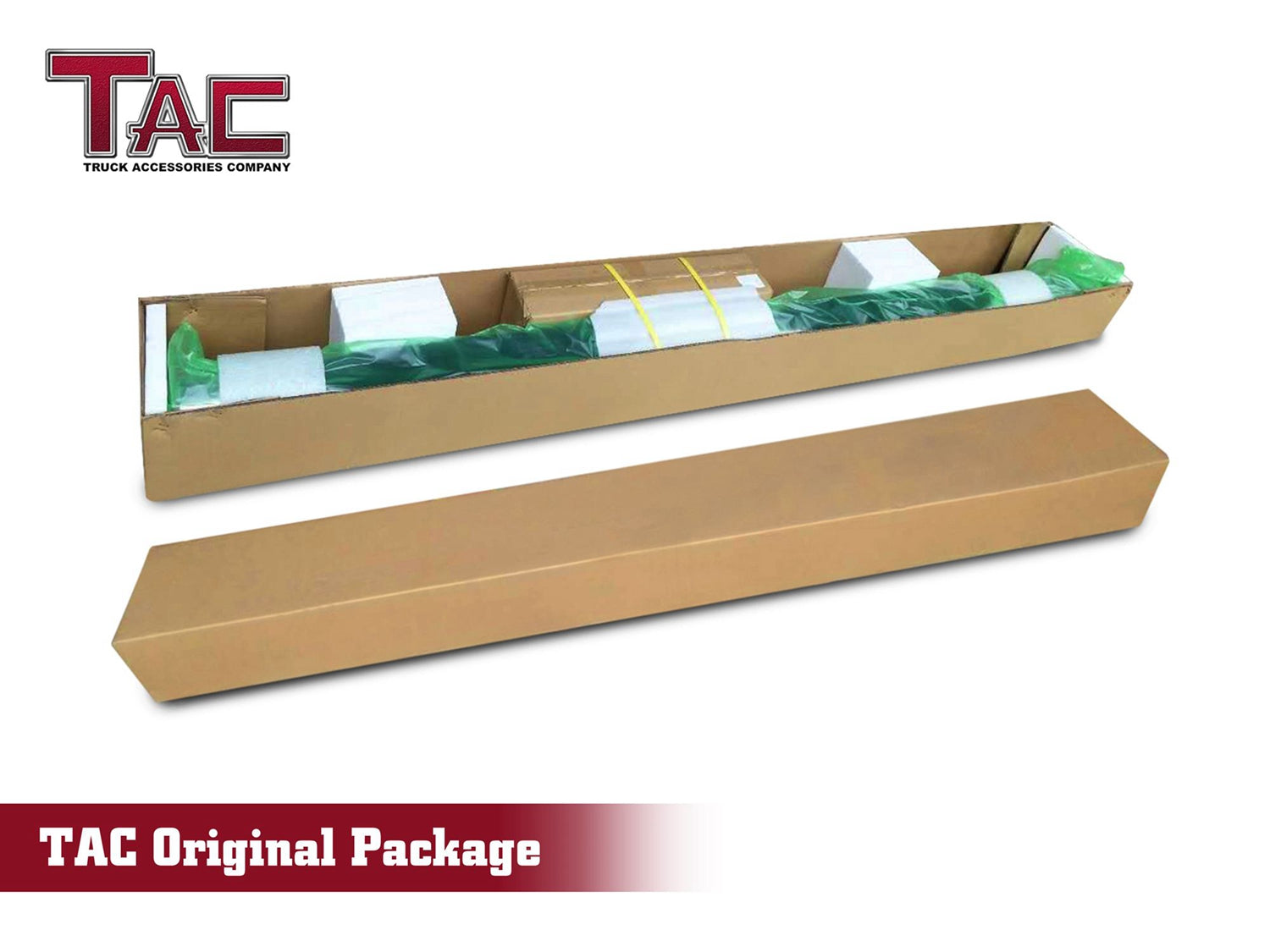 TAC Stainless Steel 4" Side Steps for 2002-2008 Dodge Ram 1500 Quad Cab / 2003-2009 Dodge Ram 2500/3500 Quad Cab Truck | Running Boards | Nerf Bar | Side Bar