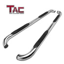 TAC 3" Stainless Steel Side Steps Compatible with 2020-2024 Toyota Highlander (Incl. Hybrid) | Running Boards| Side Bars| Step Rails| Nerf Bars| Rocker Slider| Pickup Truck Accessories (2 PCS)-1
