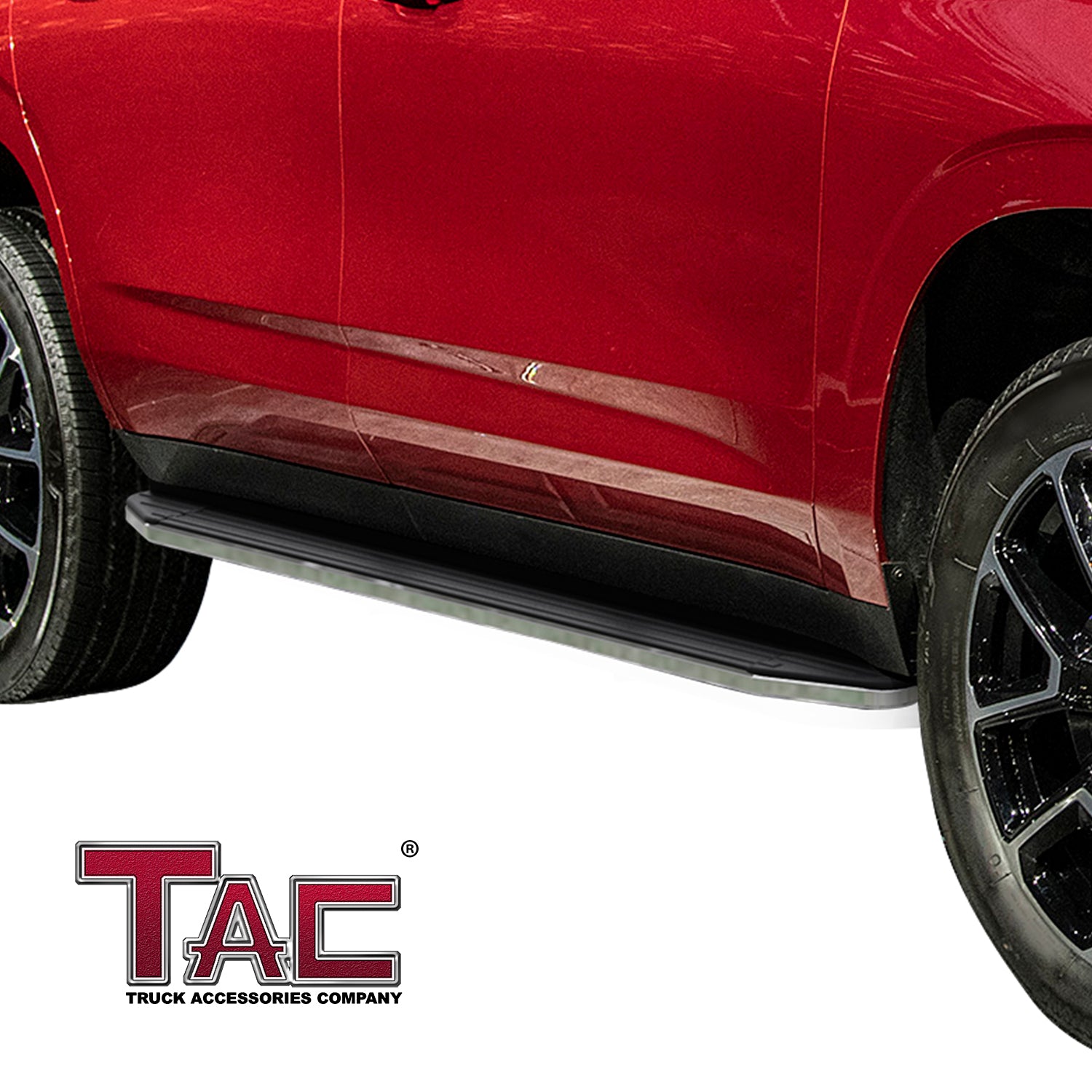 TAC Viewpoint Running Boards Compatible with 2021-2023 Chevy Tahoe/GMC Yukon (Excl. Yukon XL) SUV| 5.5 Inch Width| Side Steps| Nerf Bars| Step Rails| Aluminum| Black (2 PCS)
