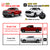 TAC Stainless Steel 5" Oval Straight Side Steps For 2019-2023 Dodge Ram 1500 Quad Cab (Excl. 19-23 RAM 1500 Classic) | Running Boards | Nerf Bar | Side Bar