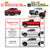 TAC Gloss Black 3" Side Steps For 2019-2024 Chevy Silverado/GMC Sierra 1500 Regular Cab | 2020-2023 Chevy Silverado/GMC Sierra 2500/3500 Regular Cab | Running Boards | Nerf Bar | Side Bar