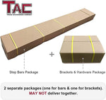 TAC Fine Texture Frigate Running Boards for 2019-2024 Chevy Silverado/GMC Sierra 1500 | 2020-2024 Silverado/Sierra 2500/3500 HD Crew Cab Truck | Side Steps | Nerf Bars | Side Bars